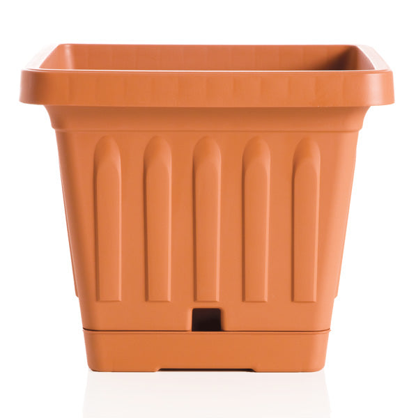 Vaso terra quadrato cm.50x50