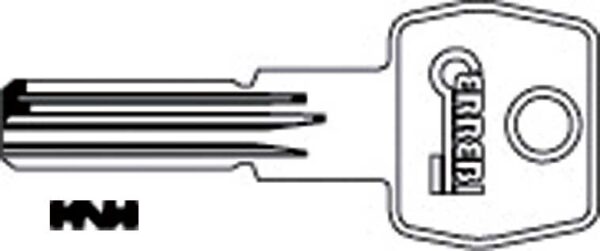 Chiave Punzonata AGB8 (SLC AGB6)