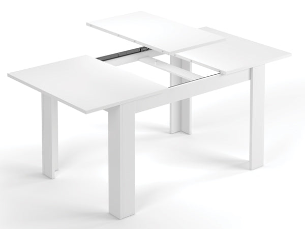 Tavolo allungabile cm.90x140/190x78h bianco
