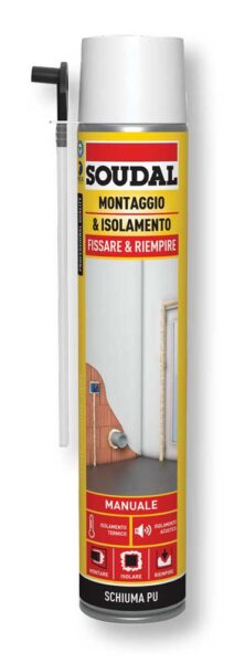 Schiuma Poliuretanica Montaggio e Isolamento Manuale 750ML Champagne