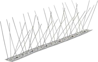 Dissuasore per piccioni multispillo inox,barre 1 mt n. 80 spilli h 10