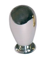 Pomolo per mobili d15x22h cromo lucido