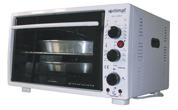 Forno elettrico ventilato 35lcm 51 x 42 x 31 bicolore nero bordeaux