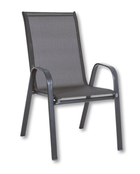 Sedia c/bracc.martinez antracite