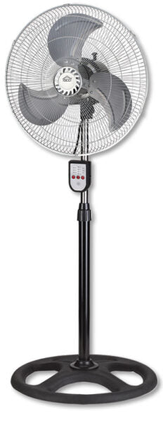 Ventilatore colonna in metallo,telecomando 45cm 3 velocità 45W