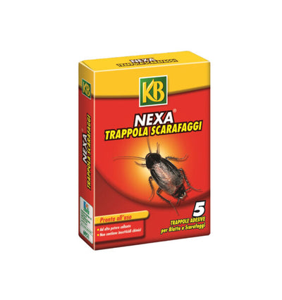 Nexa trappola per blatte e scarafaggi 5pz