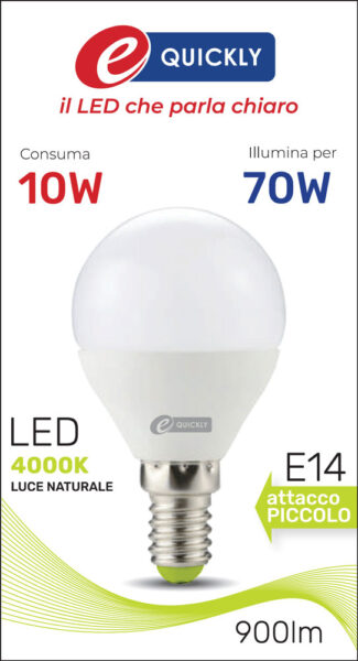 Lamp.sfera p45 led e14 10w 4000k