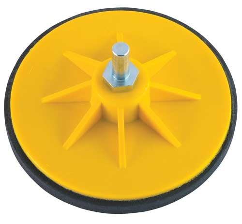 Platorello con velcro biadesivo d.125