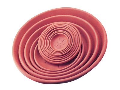 Sottovaso cotto d.24 confez.(pz.20)