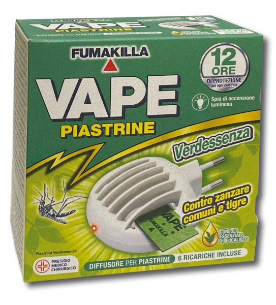 Vape piastrina spina+6 piastrine colore verde