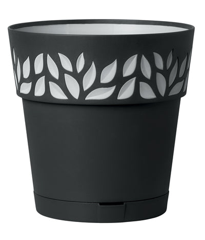 Vaso opera cloe d.25 grigio antrac.