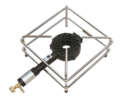 Fornellone cromato 30x30 bruc/ghisa