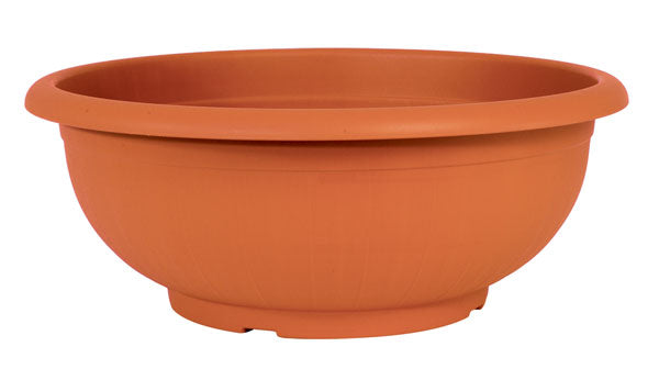 Ciotola Capri resina D.cm.50 altezza cm.19 lt.18,5 terracotta