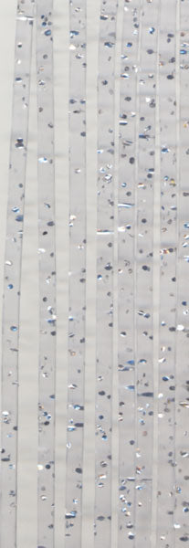 Spaghetto 100x220 glitter argento