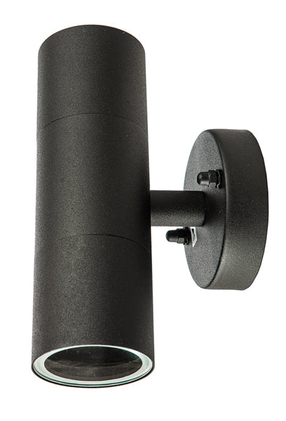 Applique teti nero gu10 2 luci