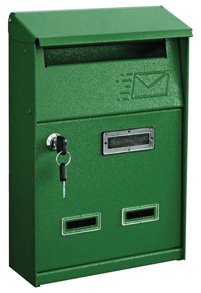 Cassetta lettere italia 21x10x32h verde