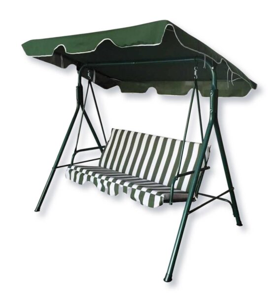 Dondolo ischia cm.170x110x153 colore verde rigato