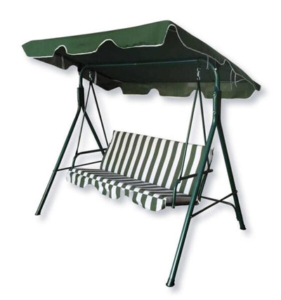 Dondolo ischia cm.170x110x153 colore verde rigato
