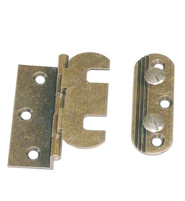 Cerniera a libro regolabili ali zancate mm.50x40 bronzata
