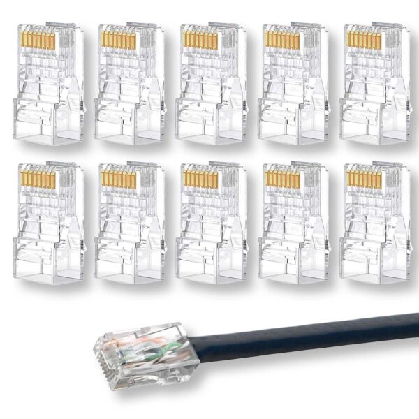 Connettori modulari RJ45 (10 pz.)