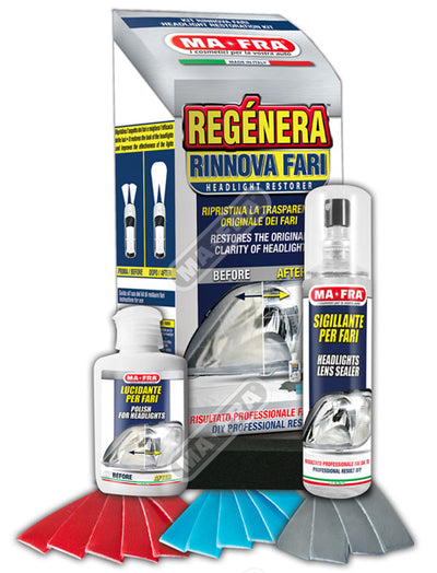 Regenera kit rinnova fanali