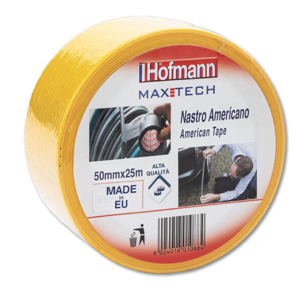 Nastro americano a-color hofmann gomma sintetica mm.50x25 giallo