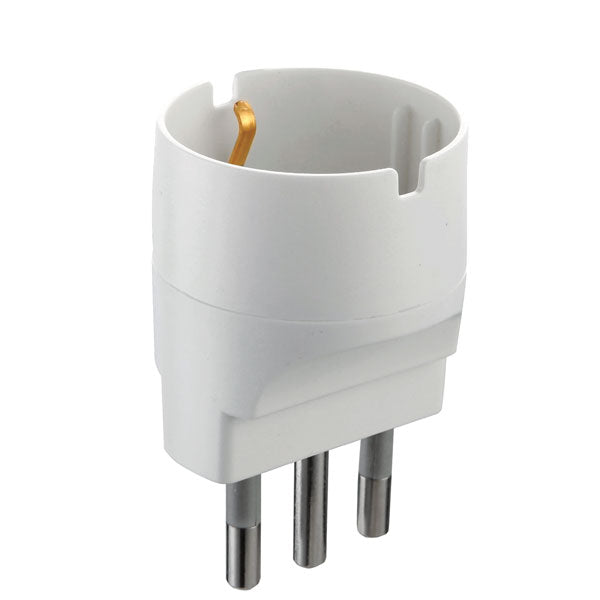 Adattatore 16a presa schuko colore bianco