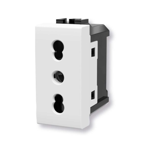 Presa P17/11 bianco Serie Living