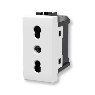 Presa P17/11 bianco Serie Living