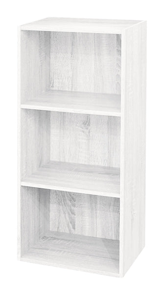 Libreria componibile cm.42x29x89h bianco frassino