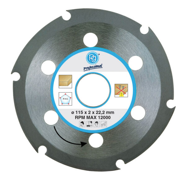 Disco per legno 115mm