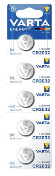 Varta a bottone cr2032 in cartella blister da 5 pz.