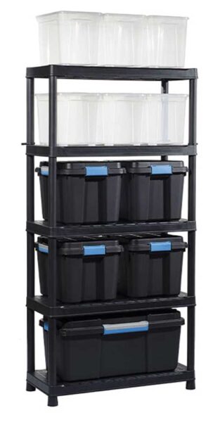 Mobile plus shelf 5 ripiani 90x40x182h