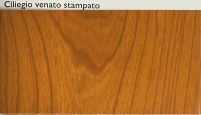 Guida cielo per porta a soffietto da 1 cm 180 ciliegio venato stampato