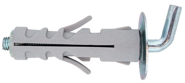 Tasselli nylon angc09 con gancio corto pz.80