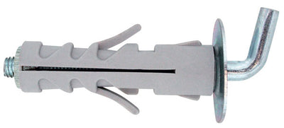 Tasselli nylon angc09 con gancio corto pz.80