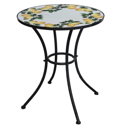 Tavolo Mosaico Lemon Tondo D.60 CM