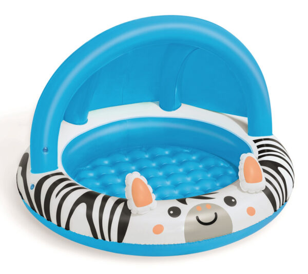 Piscina safari con fondo gonfiabile e copertura cm. 97 x 66
