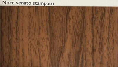 Guida cielo per porta a soffietto da 1 cm 180 noce venato stampato