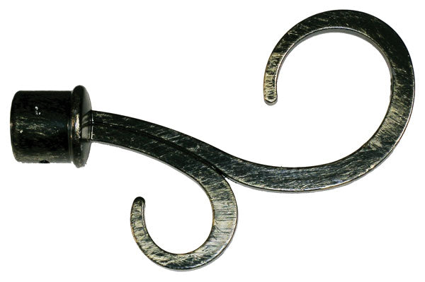 Bastone estensibile per tenda atene da cm. 120 a 210  nero/oro