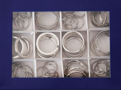 Set anelli portachiavi assortiti