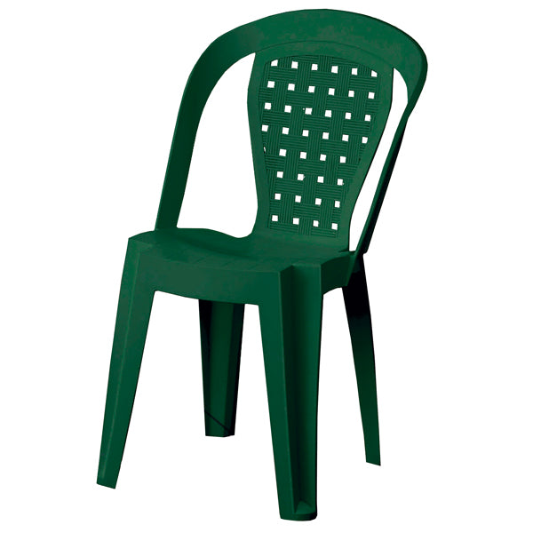 Sedia bistrot verde antiscivolo