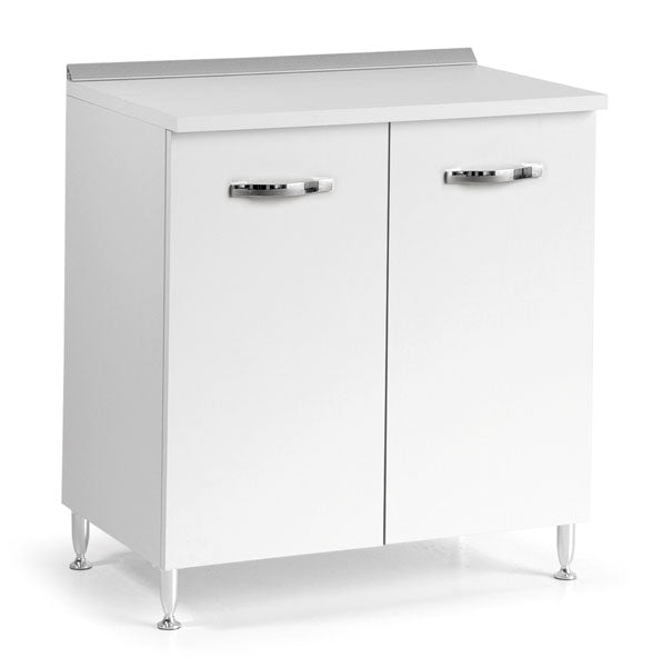 Base da 80 in kit bianco frassinato l80xp50xh85