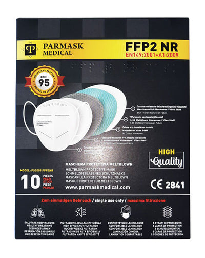 Mascherina ffp2 s/valvola nera