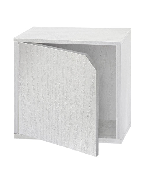 Cubo impilabile con sportello cm.35x29x35 bianco alpes