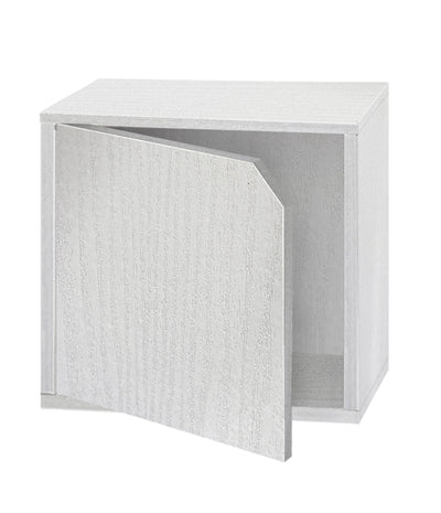Cubo impilabile con sportello cm.35x29x35 bianco alpes