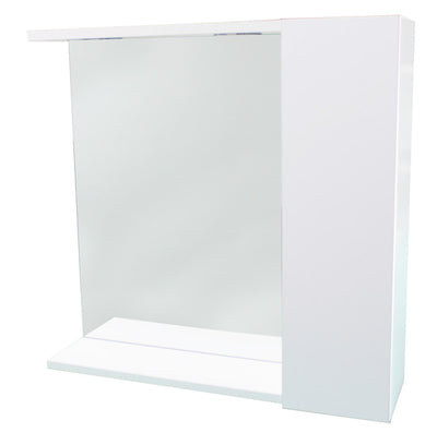 Specchiera 1a 60 CM bianco c/f.led