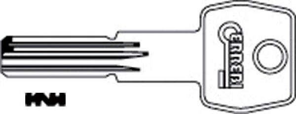 Chiave Punzonata AGB9 (SLC AGB8)