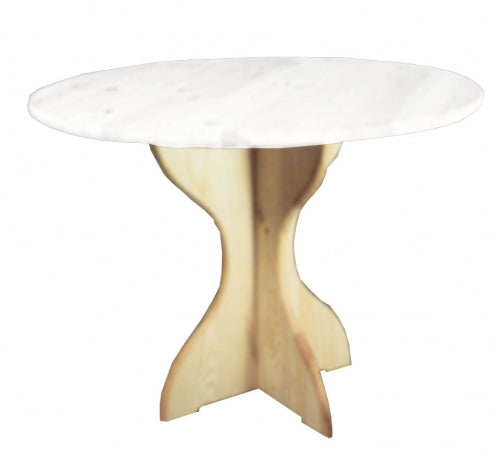 Gamba x in pino per tavoli 56x56x74h spessore 3,5