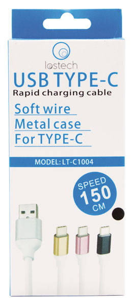Cavo carica rapida 150 cm. type-c